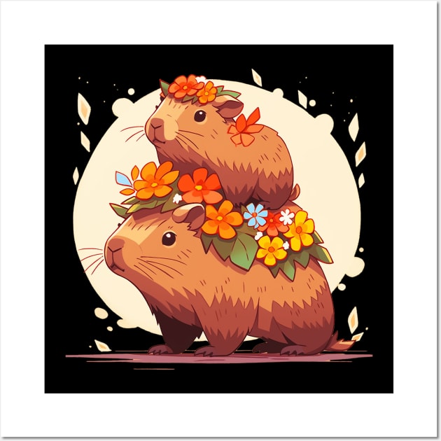 capybara Wall Art by piratesnow